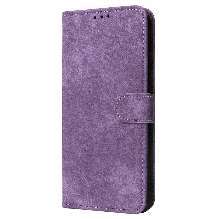 For Oppo A79 5G / A2 5G / OnePlus Nord N30 SE 5G Cell Phone Case with Strap RFID Blocking PU Leather Flip Cover - Purple