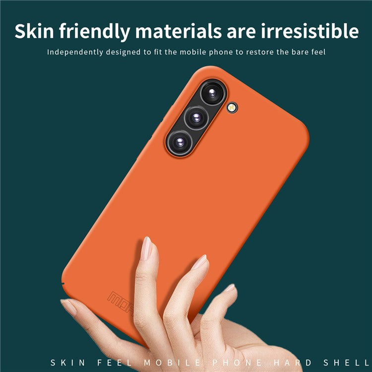 MOFI JK Qin Series For Samsung Galaxy S24+ Case Skin-touch TPU+Acrylic Phone Guard Cover - Green