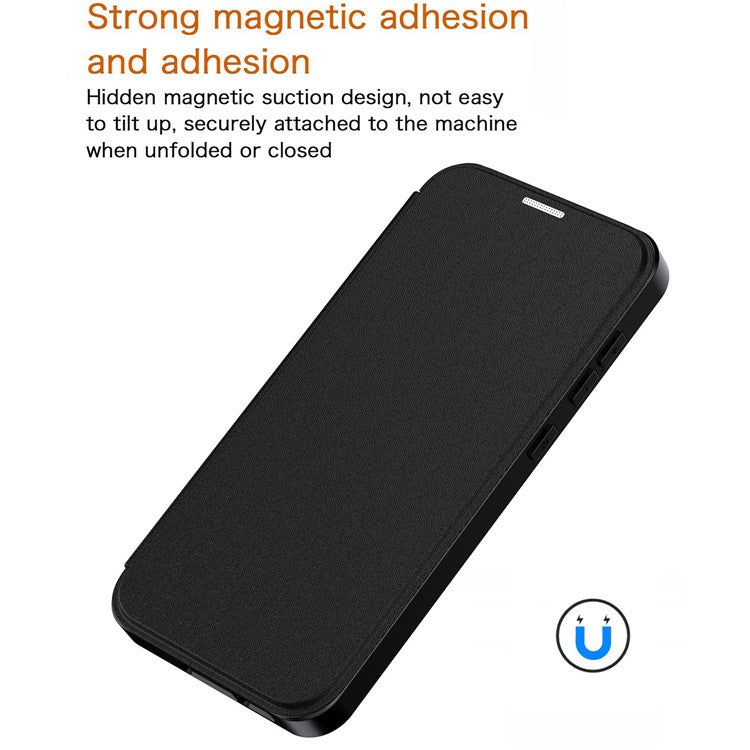 For Samsung Galaxy S23 Case Compatible with MagSafe RFID Blocking Phone Shell with Card Slot - Black