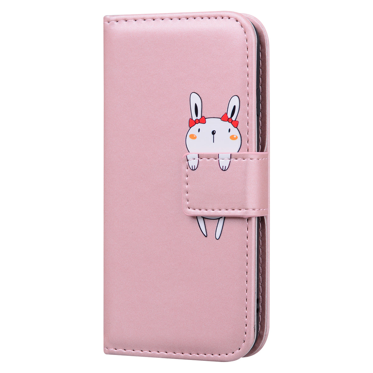 For Samsung Galaxy M34 5G / F34 5G Cartoon Animal Pattern Wallet Leather Cover Cell Phone Cases - Pink