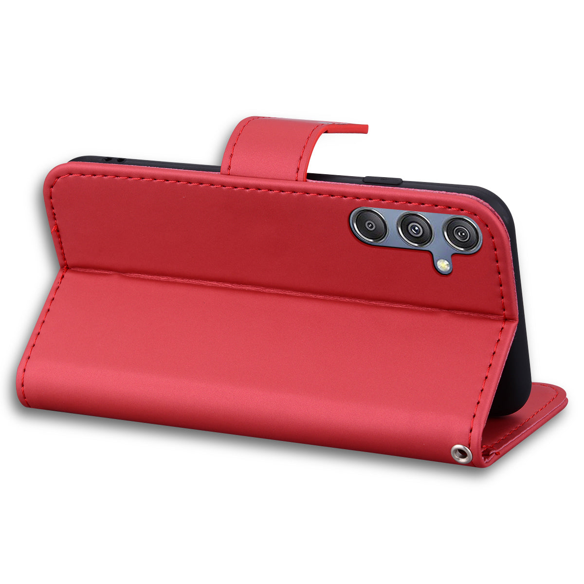 For Samsung Galaxy M34 5G / F34 5G Cartoon Animal Pattern Wallet Leather Cover Cell Phone Cases - Red