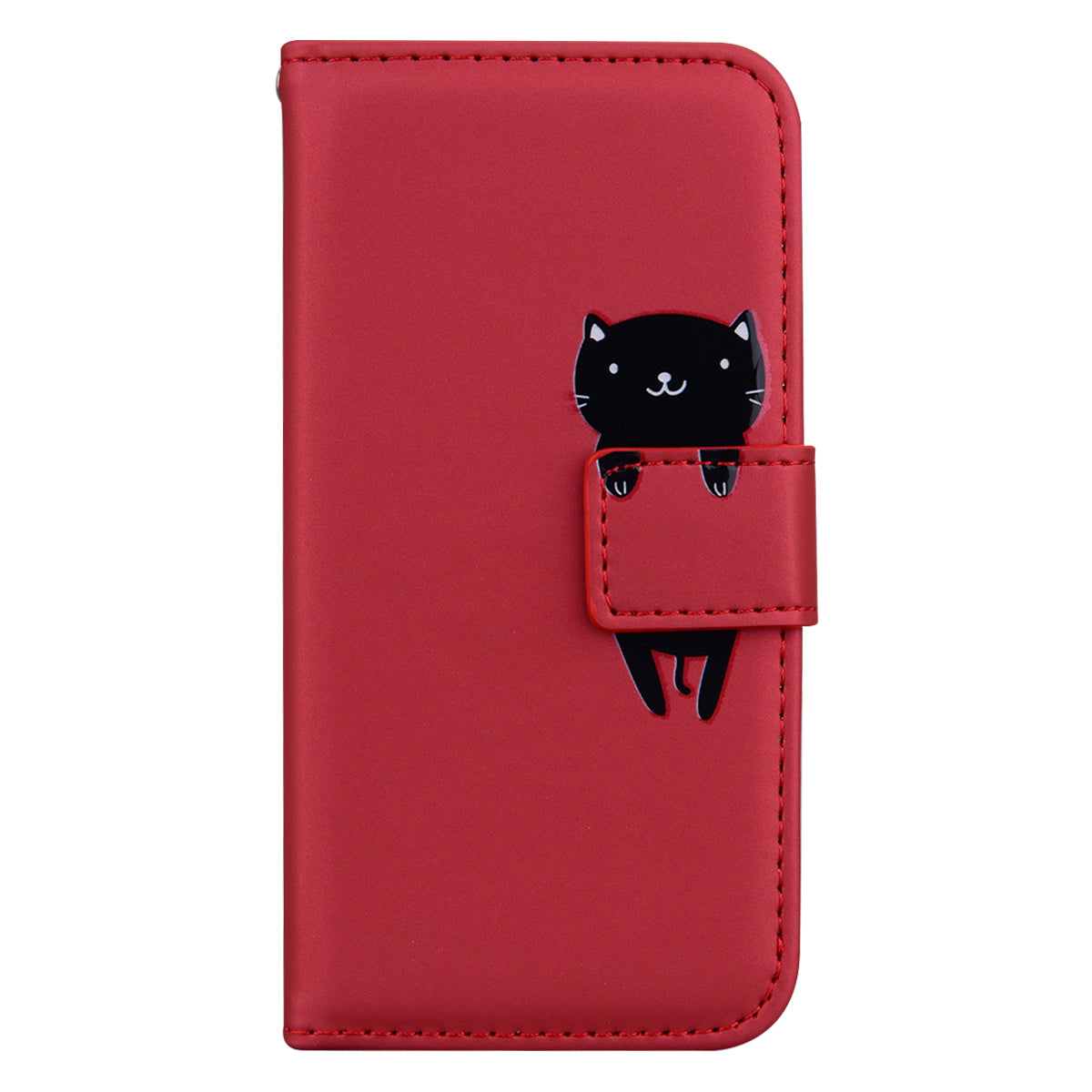 For Samsung Galaxy M34 5G / F34 5G Cartoon Animal Pattern Wallet Leather Cover Cell Phone Cases - Red
