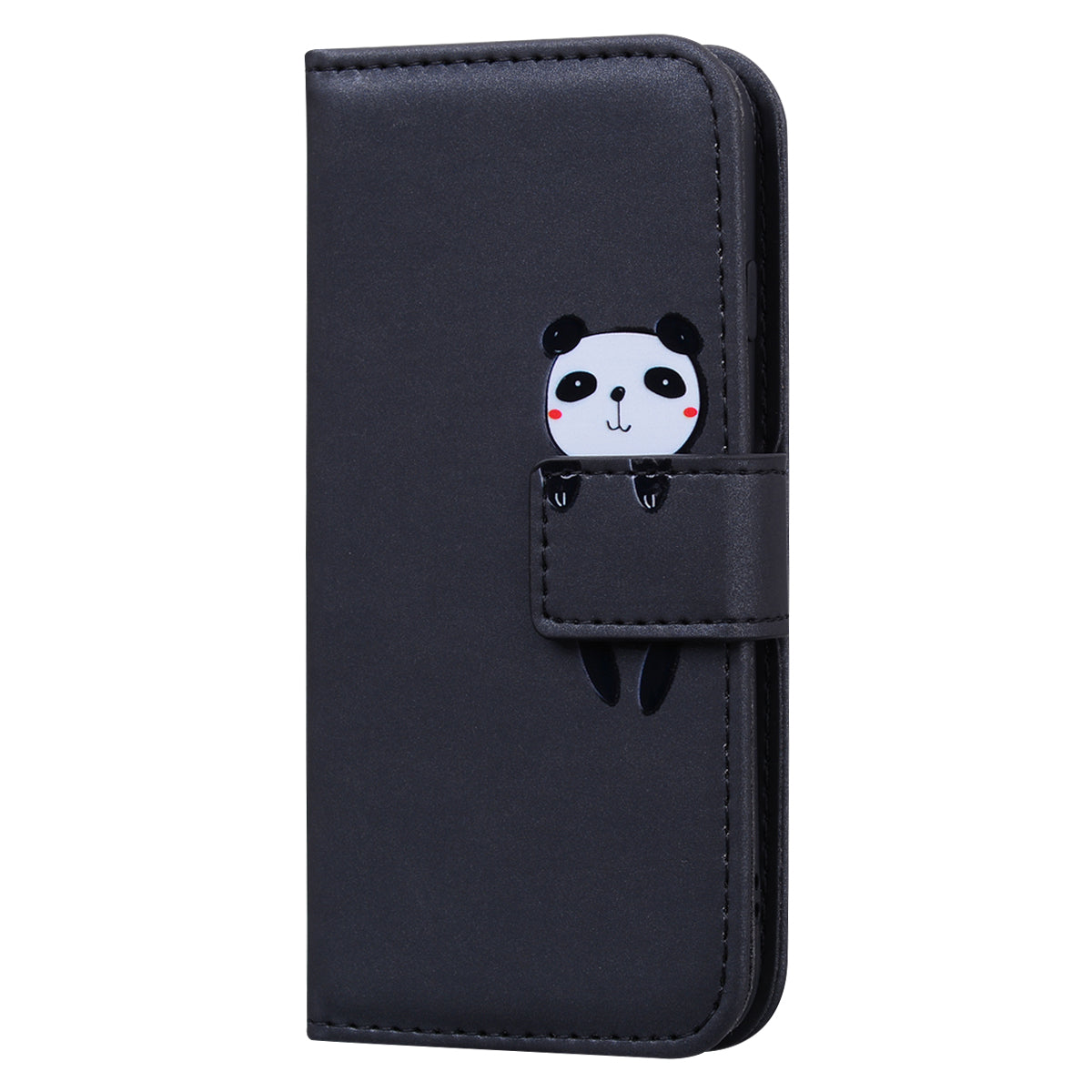 For Samsung Galaxy M34 5G / F34 5G Cartoon Animal Pattern Wallet Leather Cover Cell Phone Cases - Black