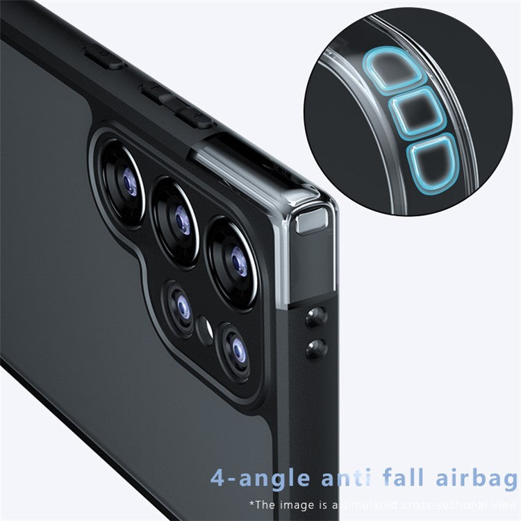For Samsung Galaxy S23 Ultra Phone Case Anti-drop Matte Skin-touch Phone Cover