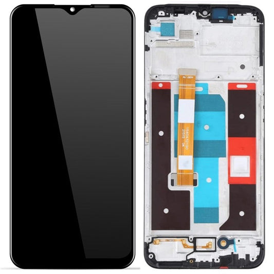 For Realme C35 4G OEM Grade S LCD Screen and Digitizer Assembly + Frame Repair Part (without Logo)