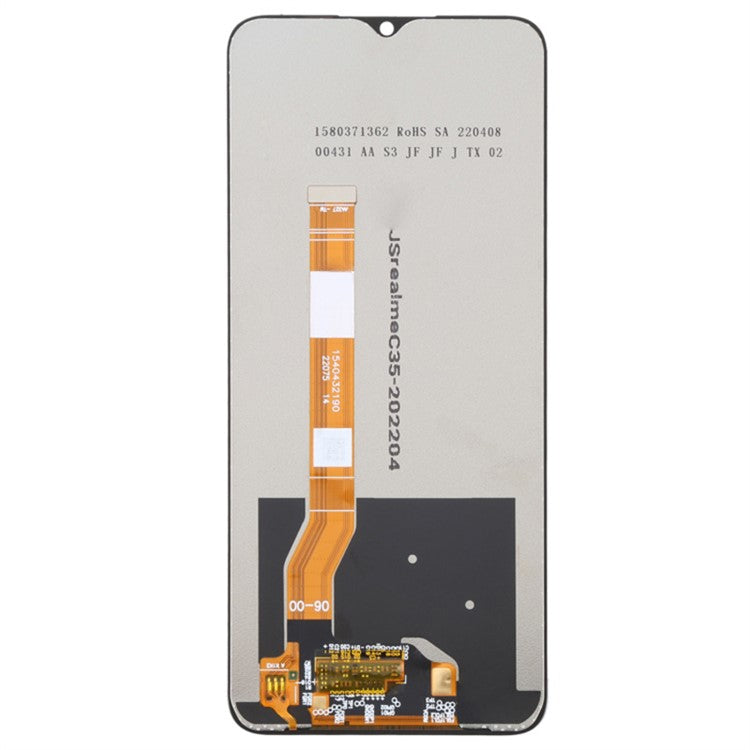 For Realme C35 4G / Narzo 50A Prime OEM Grade S LCD Screen and Digitizer Assembly Replacement Part (without Logo)