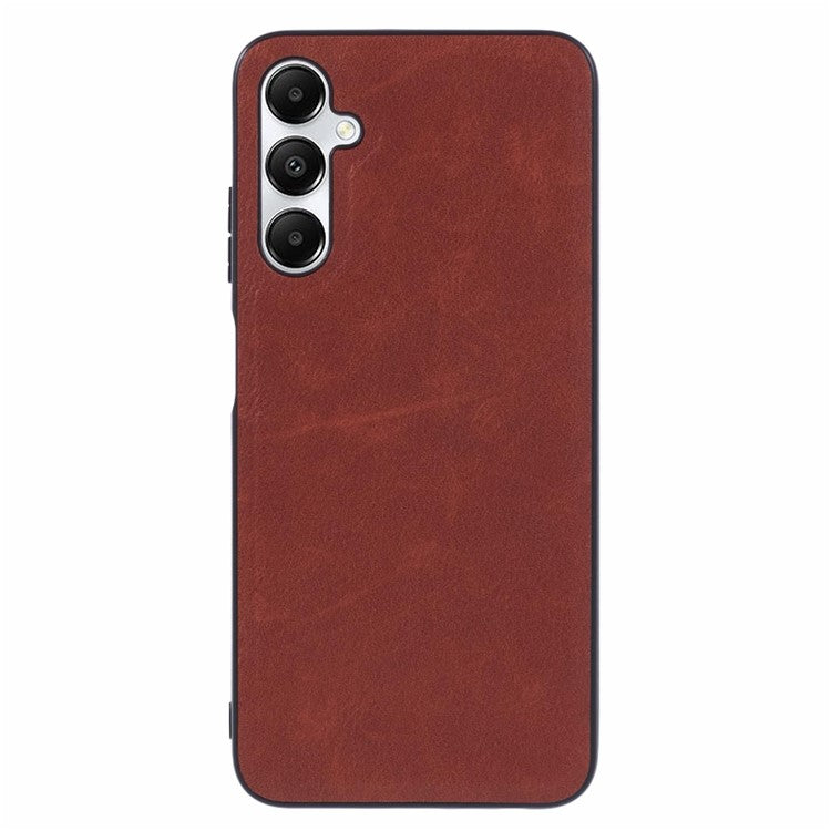 For Samsung Galaxy A05s 4G Phone Cover Retro PU Leather+TPU+PC Case - Brown
