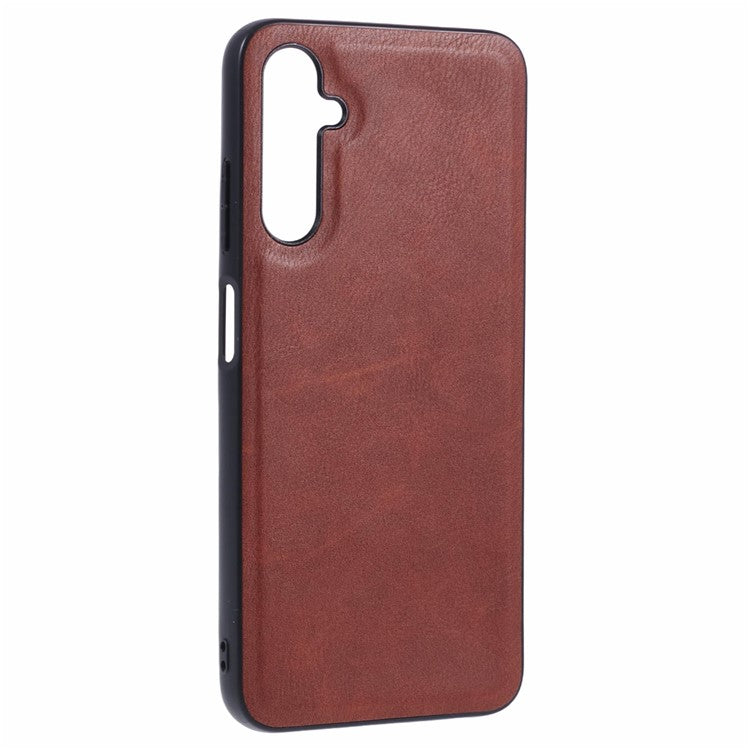 For Samsung Galaxy A05s 4G Phone Cover Retro PU Leather+TPU+PC Case - Brown