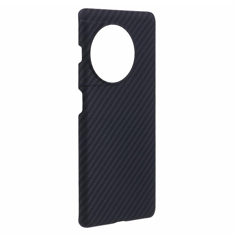 For OnePlus Ace 2 5G / 11R 5G 1500D Coarse Texture Cover Aramid Fiber Cell Phone Case with Big Lens Cutout - Black
