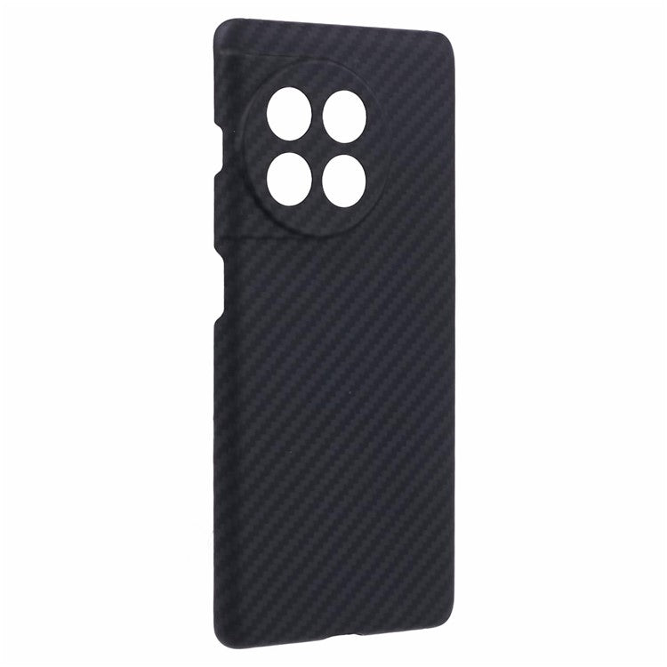 Slim Phone Shell for OnePlus Ace 2 5G / 11R 5G Case 1500D Coarse Texture Precise Lens Cutout Black Aramid Fiber Cover
