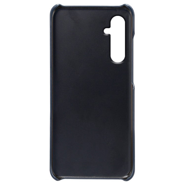 For Samsung Galaxy A15 5G Case Anti-drop PU Leather+PC Dual Card Slots Phone Shell - Blue