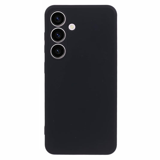 For Samsung Galaxy S24 Phone Case Soft Fiber Lining TPU Cover - Black
