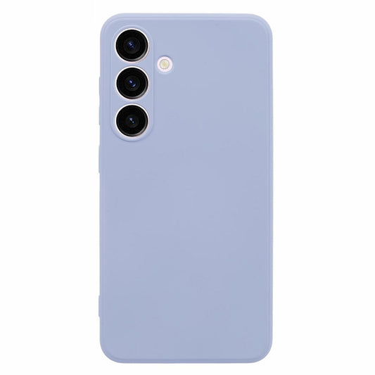 For Samsung Galaxy S24 Phone Case Soft Fiber Lining TPU Cover - Light Purple