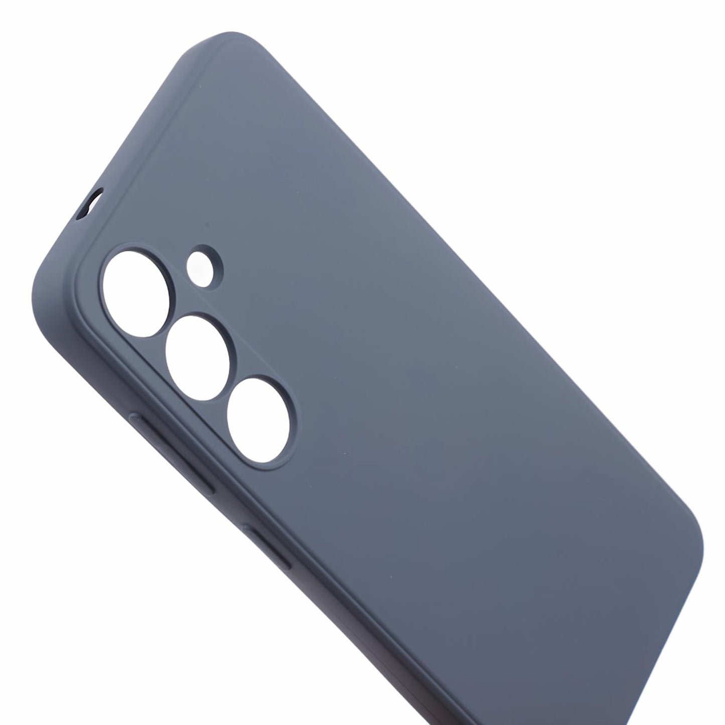 For Samsung Galaxy S24 Phone Case Soft Fiber Lining TPU Cover - Lavender Grey