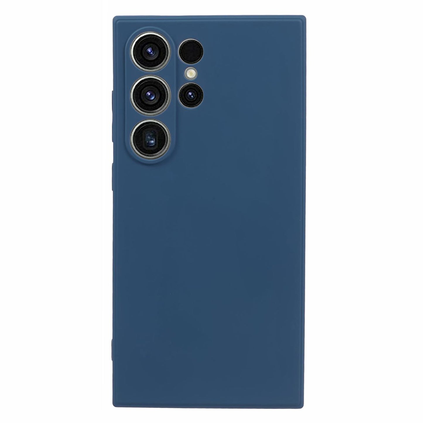 For Samsung Galaxy S24 Ultra TPU Case Soft Fiber Lining Drop Protection Phone Cover - Sapphire