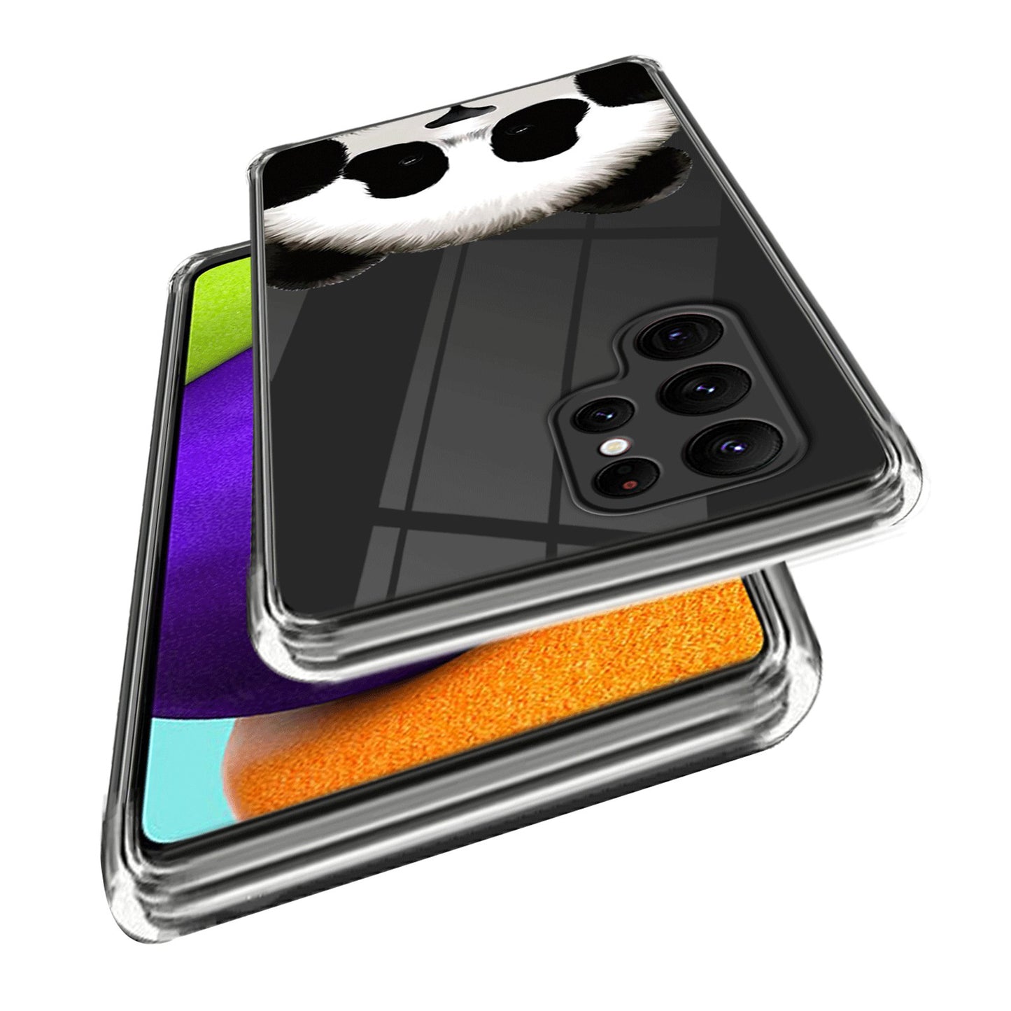 For Samsung Galaxy S24 Ultra Pattern Phone Case TPU Shock Protective Cover - Cute Panda