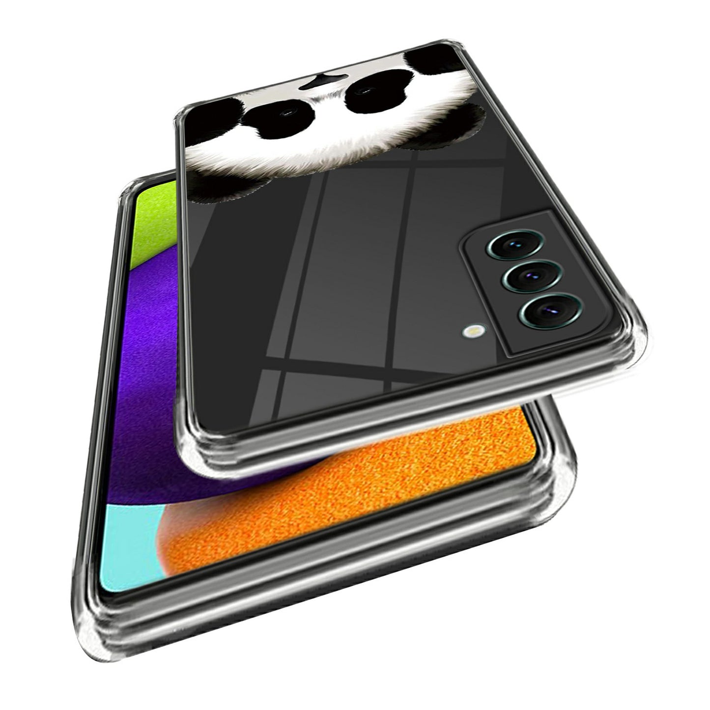 For Samsung Galaxy S24+ Shockproof Cover Pattern TPU Phone Case - Cute Panda