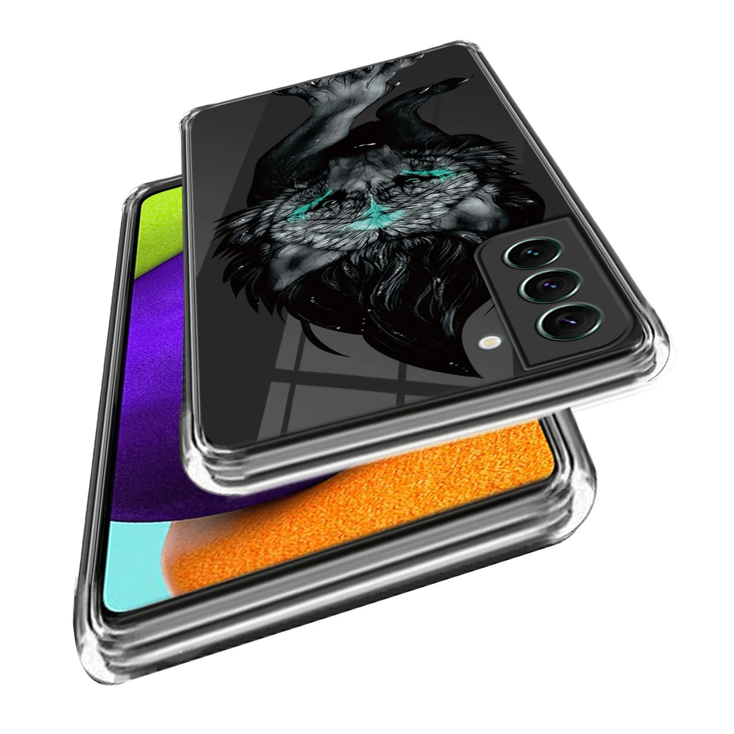 For Samsung Galaxy S24 Phone Case IMD Pattern Printing Phone TPU Cover - Wolf