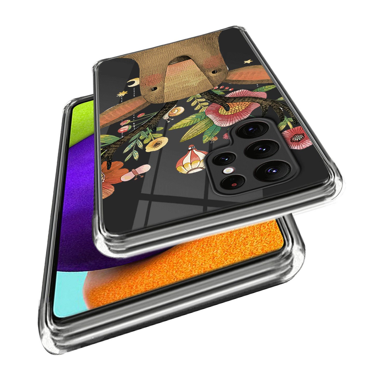 For Samsung Galaxy S24 Ultra Pattern Case Anti-Drop Soft TPU Phone Cover - Deer