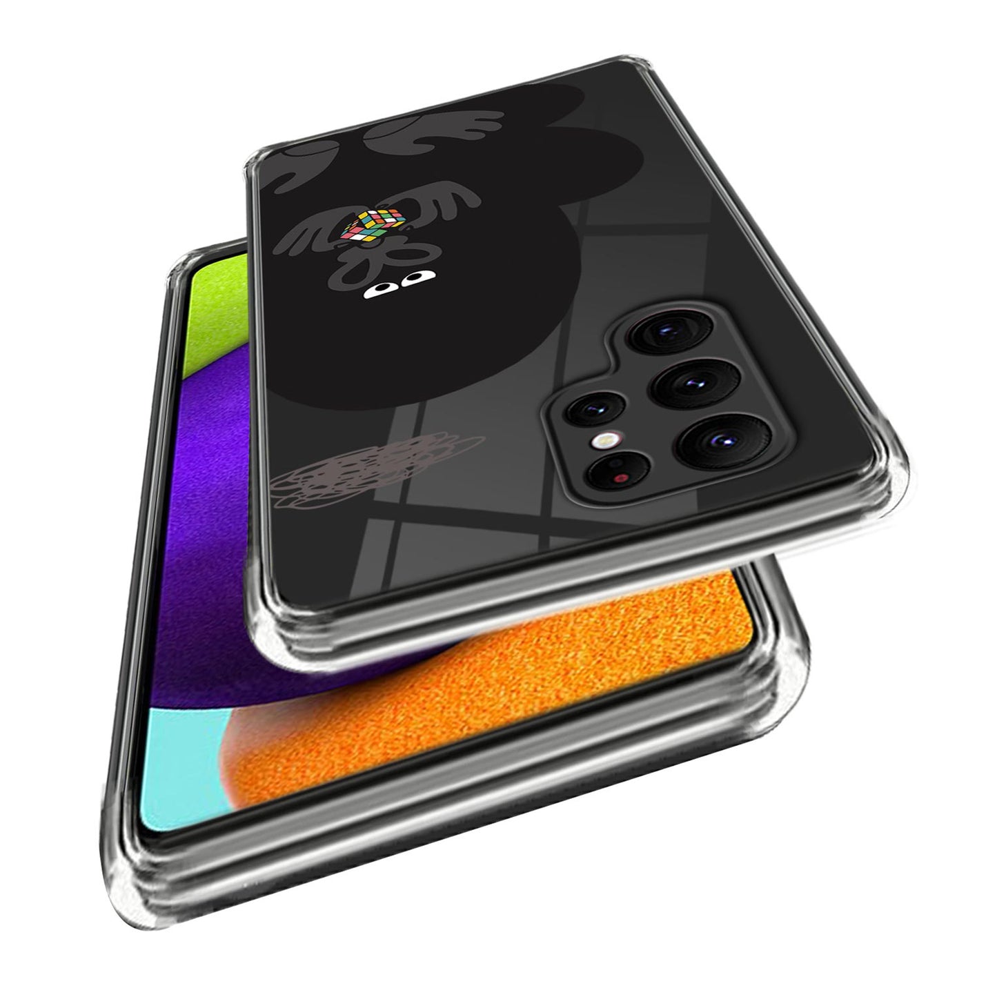 For Samsung Galaxy S24 Ultra Phone Case Pattern Printing Soft TPU Cover - Magic Cube Orangutan