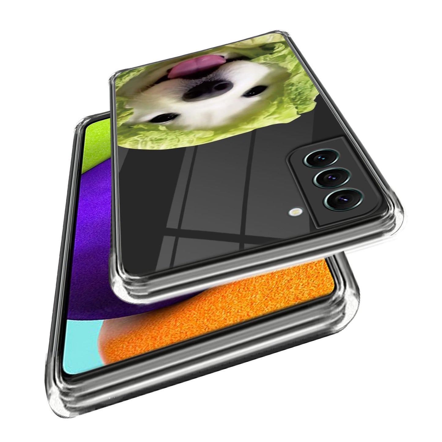 For Samsung Galaxy S24+ TPU Case Anti-scratch Pattern Printing Phone Cover - Cabbage Dog