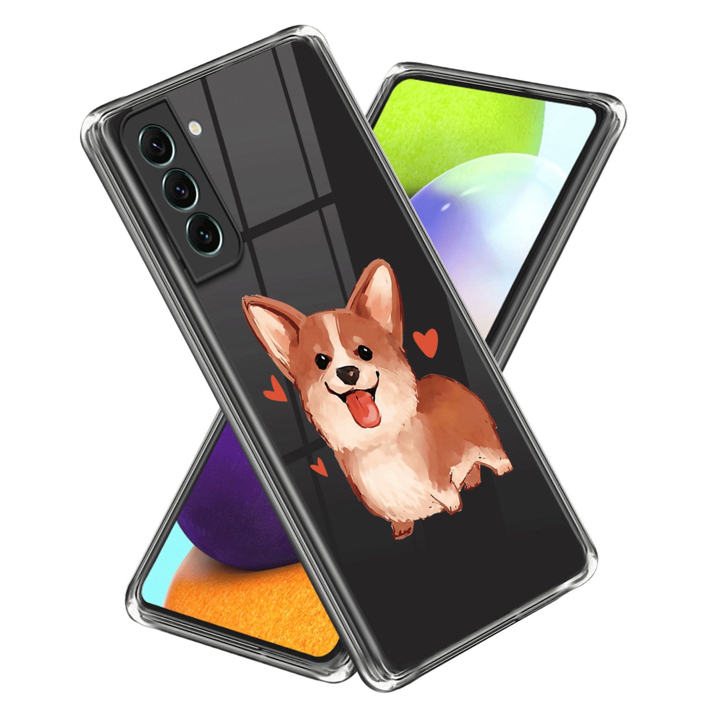 For Samsung Galaxy S24+ Case Pattern Printing TPU Cover Phone Protective Case - Dog