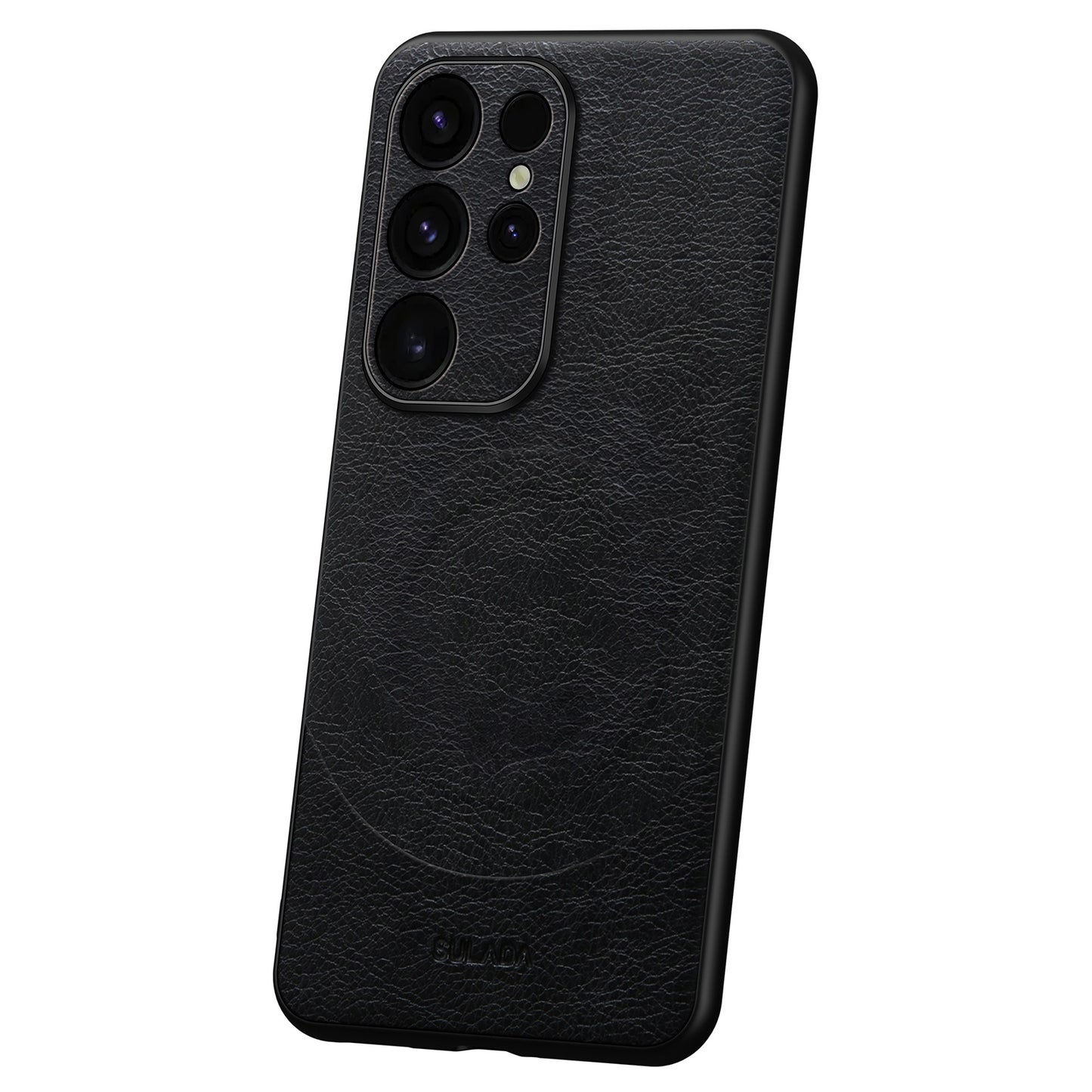 SULADA Magnetic Series for Samsung Galaxy S24 Ultra Case Leather Coating Protective Cover Compatible with MagSafe  - Black