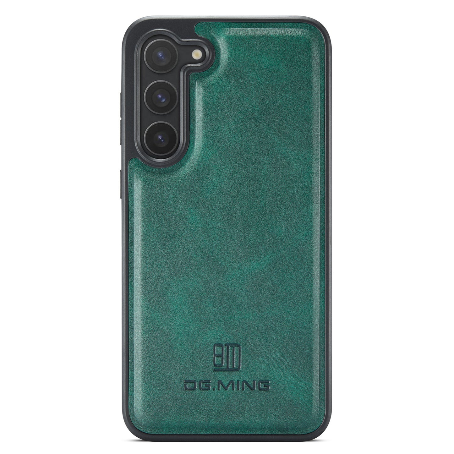 DG.MING For Samsung Galaxy S24 Case Anti-drop PU Leather Coating Phone Back Cover - Green
