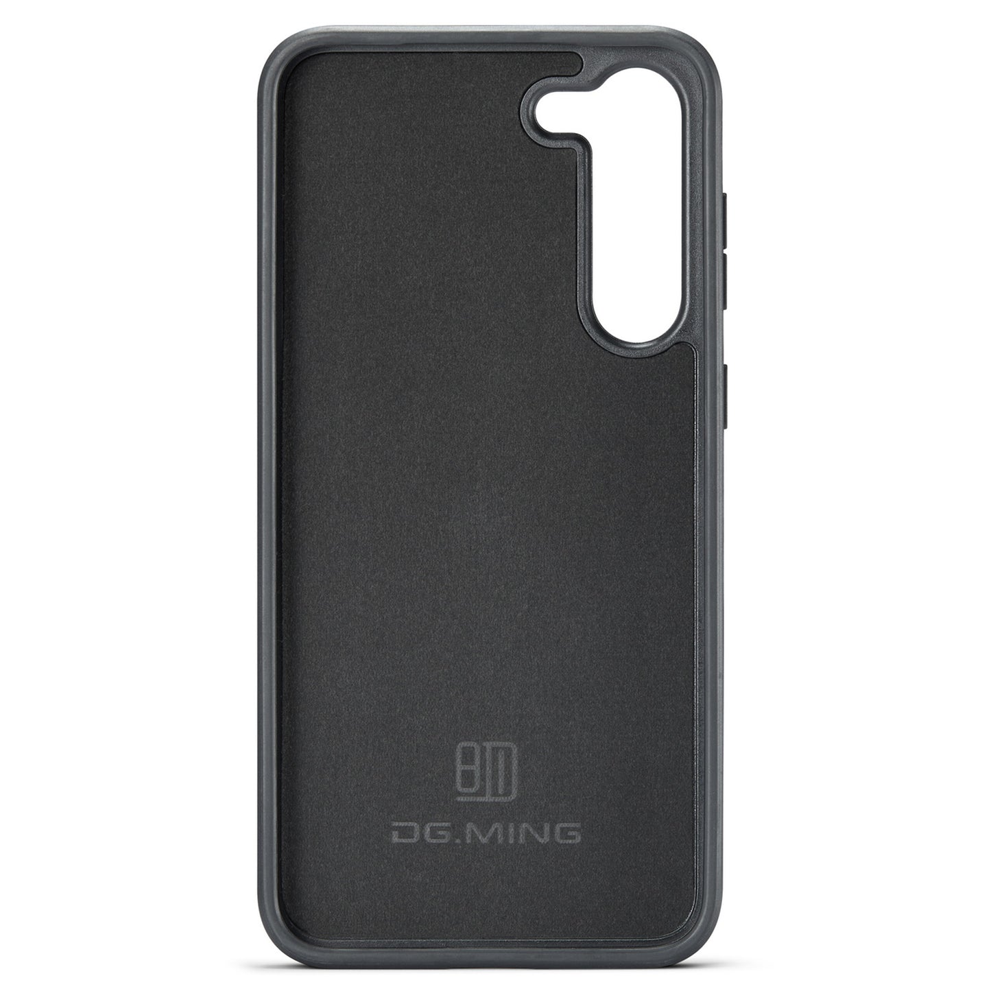 DG.MING For Samsung Galaxy S24+ Cell Phone Case Anti-drop PU Leather Coating Cover - Coffee