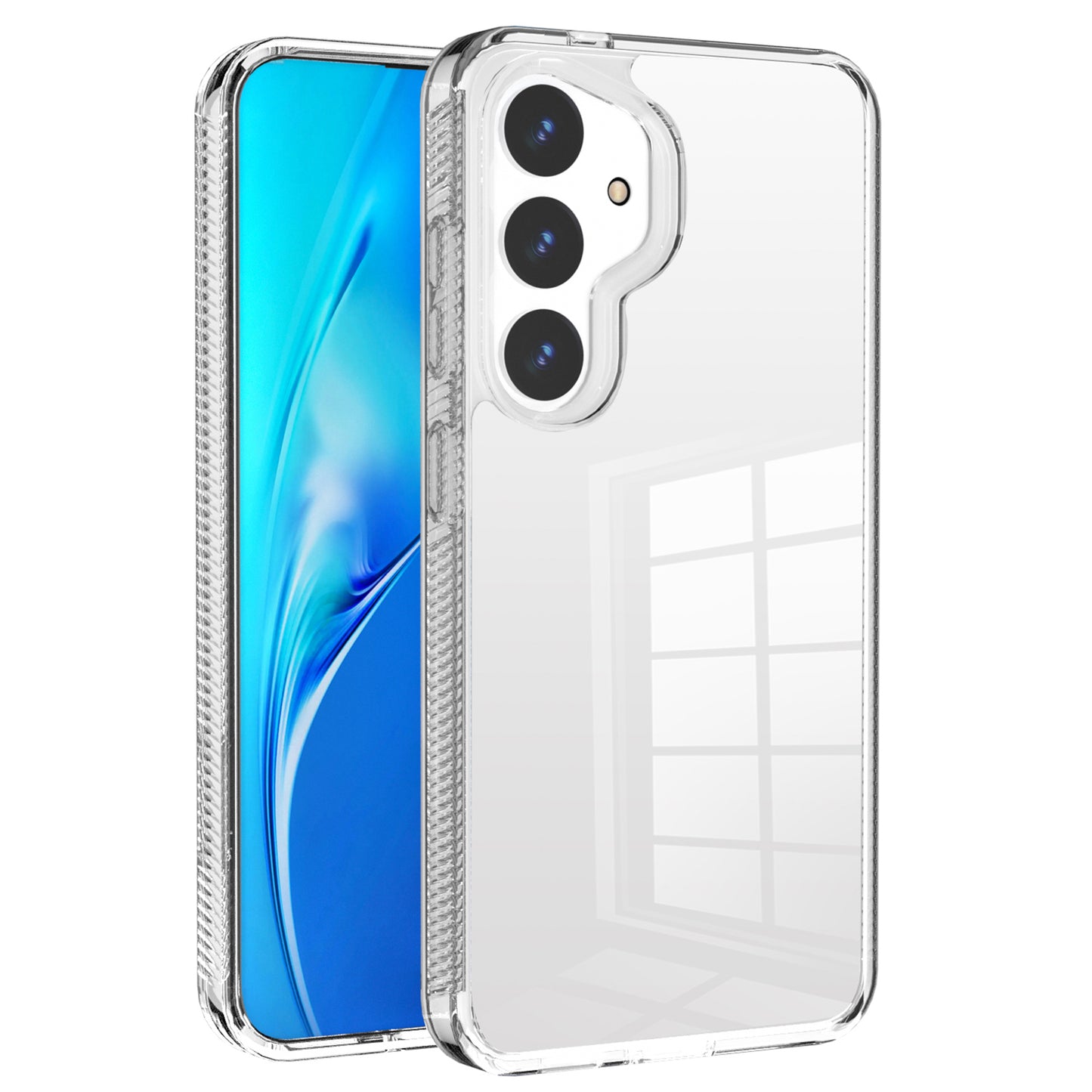 For Samsung Galaxy S24 Case G Style Series Anti-scratch Acrylic Phone Cover Protector - Transparent