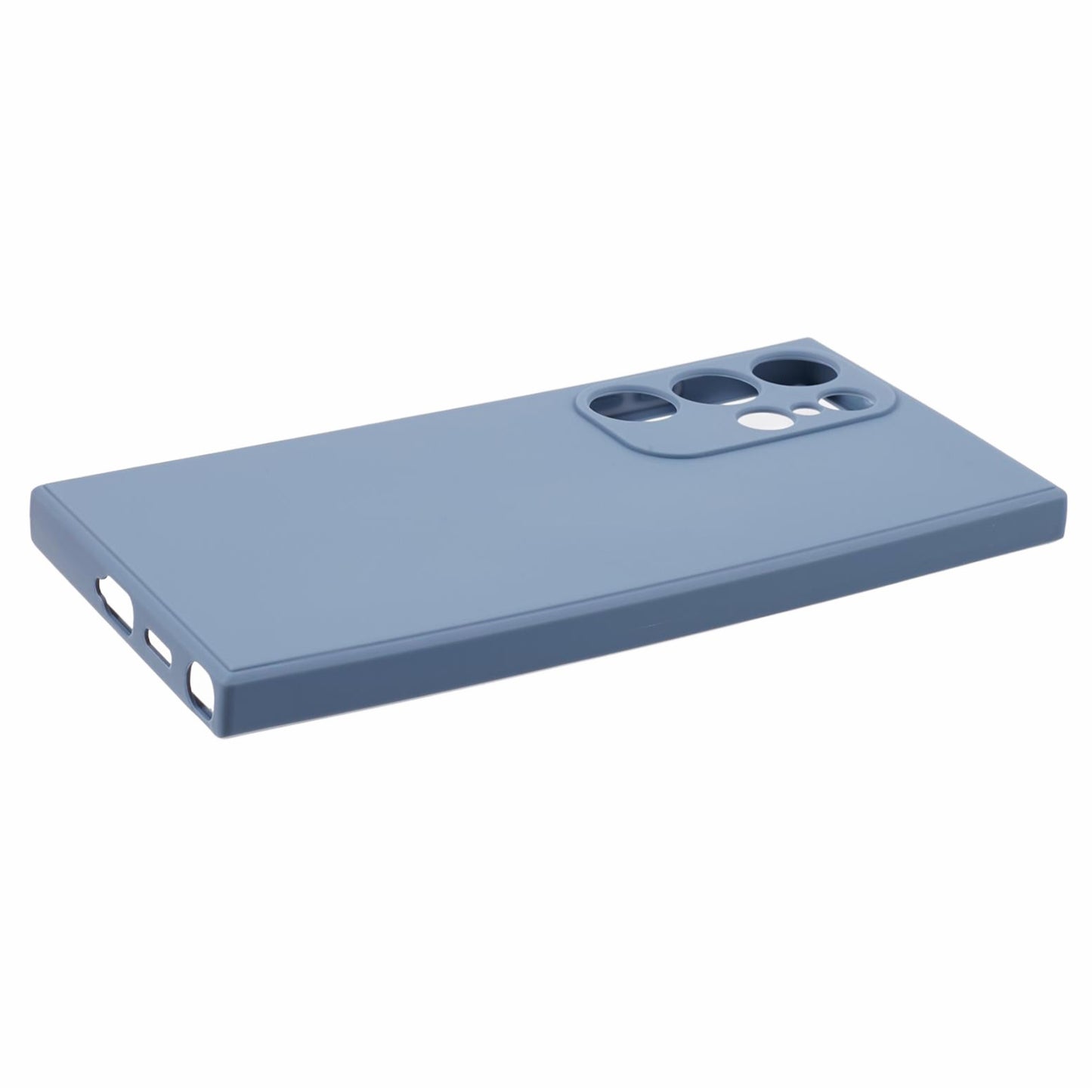 For Samsung Galaxy S24 Ultra TPU Case Straight Edge Protective Phone Cover - Lavender Grey