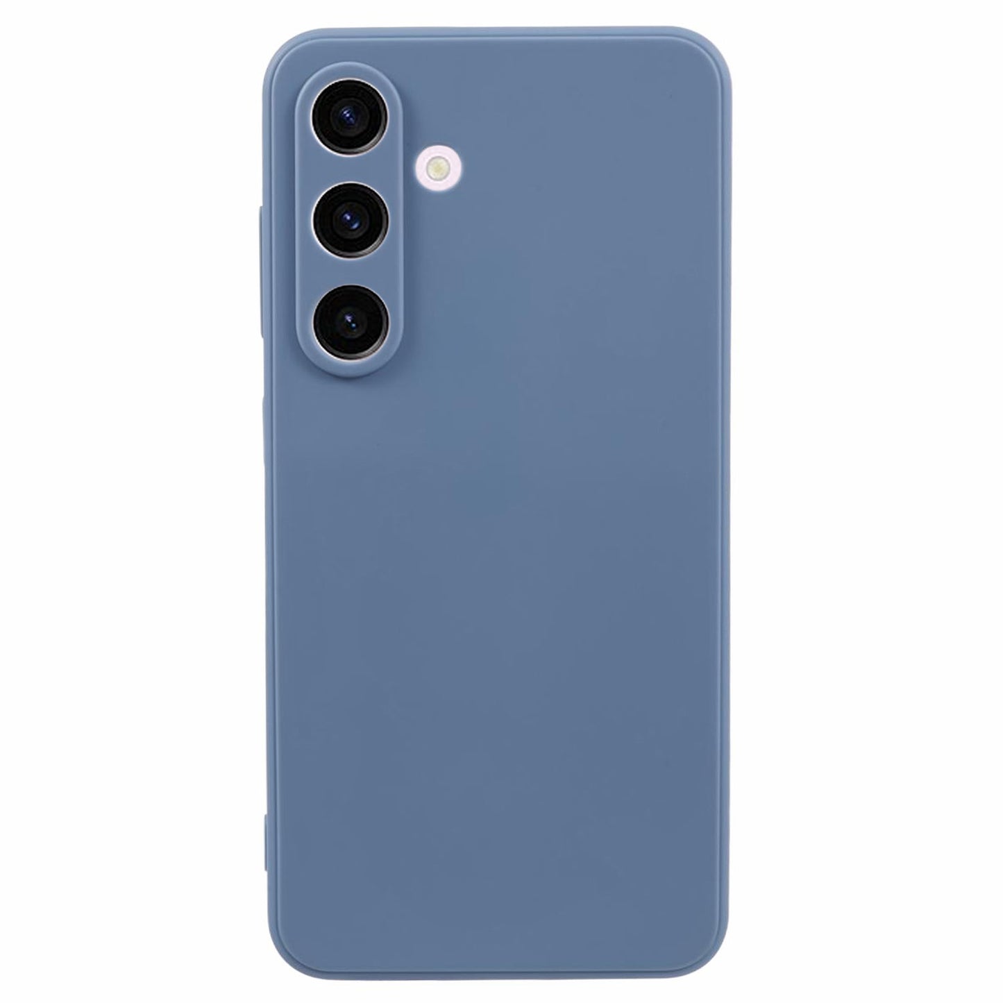 For Samsung Galaxy S24 TPU Case Straight Edge Camera Protection Phone Cover - Lavender Grey