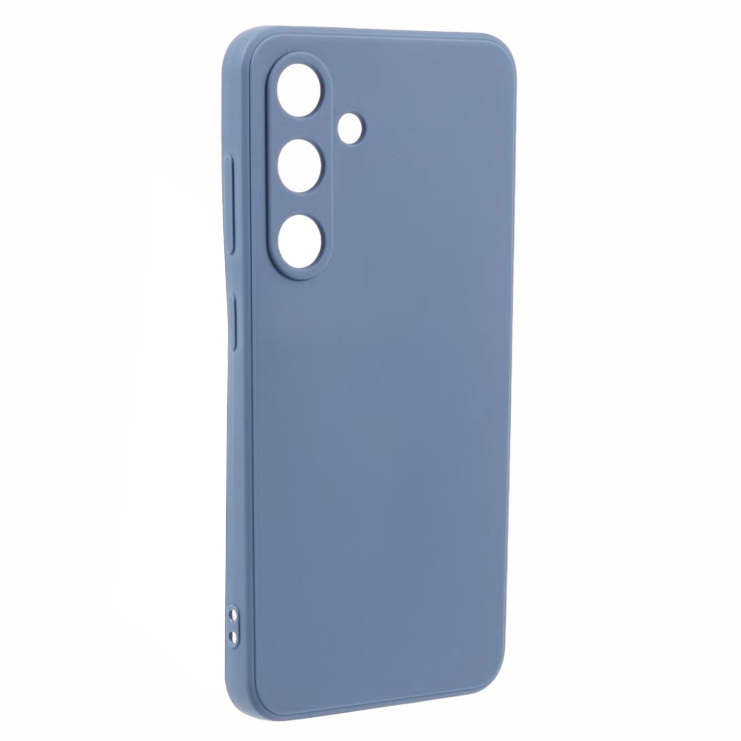 For Samsung Galaxy S24 TPU Case Straight Edge Camera Protection Phone Cover - Lavender Grey
