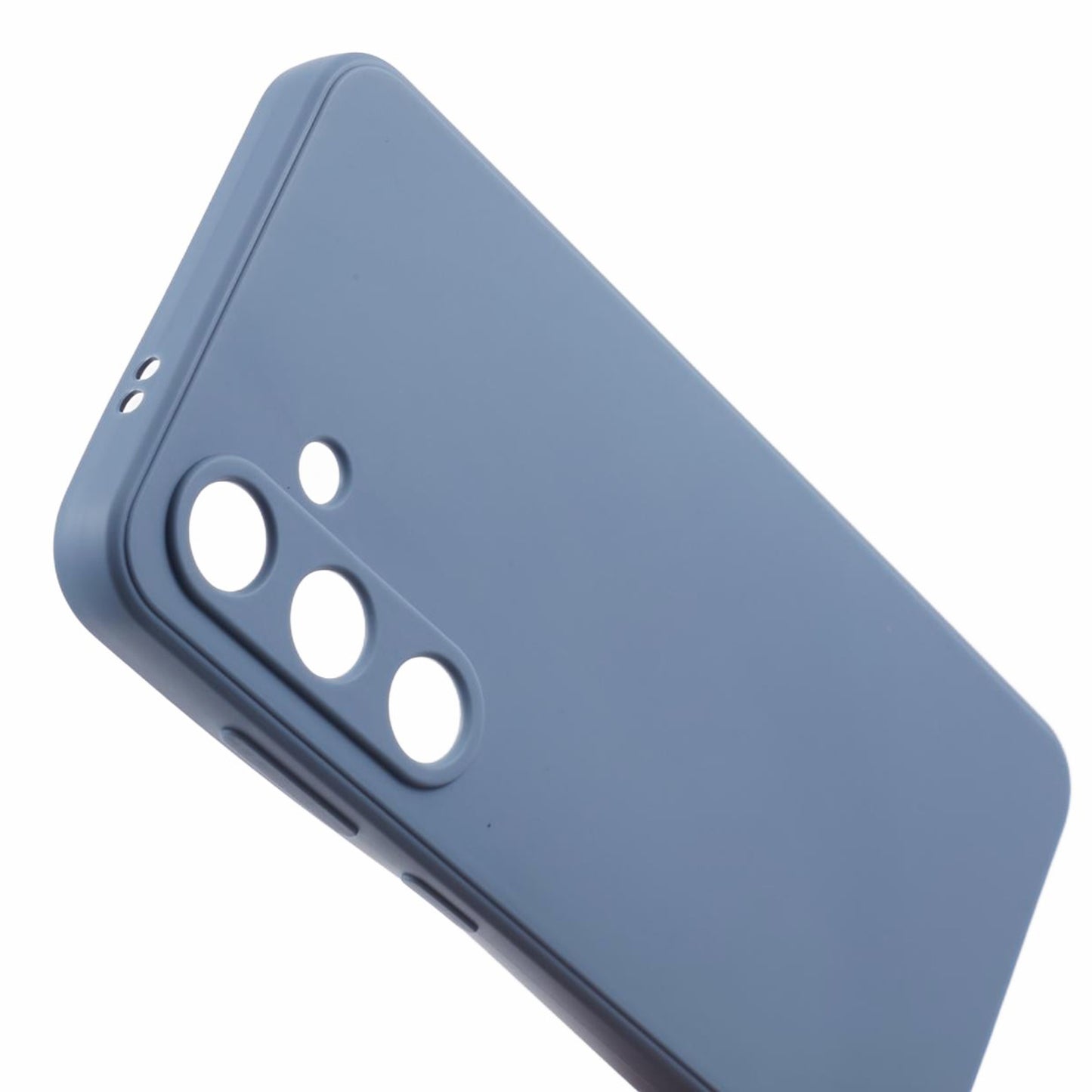 For Samsung Galaxy S24 TPU Case Straight Edge Camera Protection Phone Cover - Lavender Grey