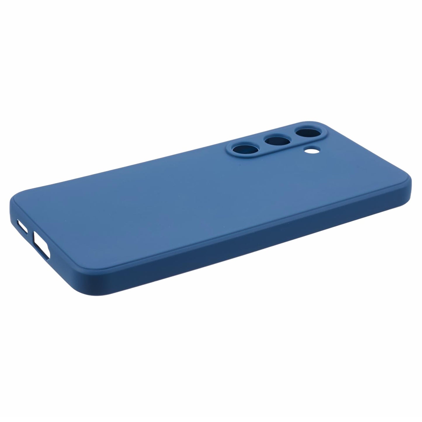 For Samsung Galaxy S24 TPU Case Straight Edge Camera Protection Phone Cover - Sapphire
