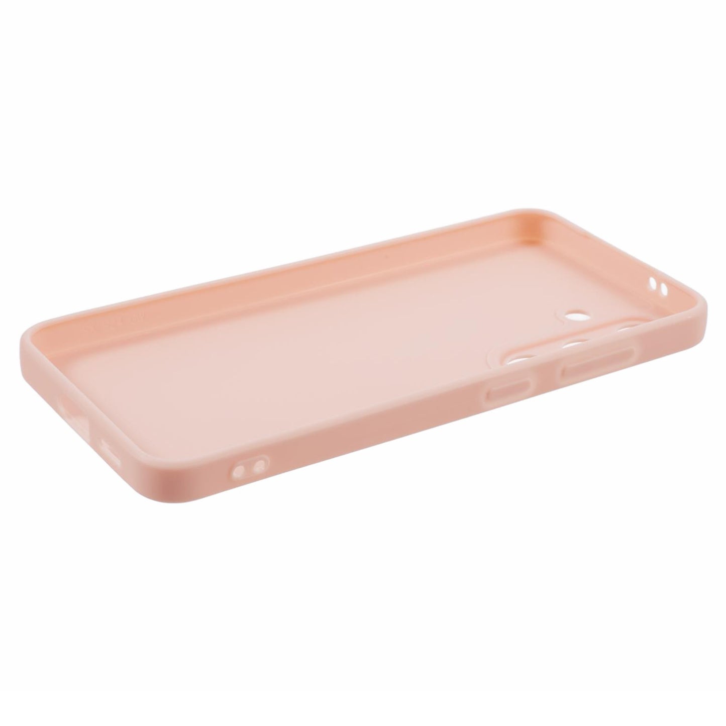 For Samsung Galaxy S24 TPU Case Straight Edge Camera Protection Phone Cover - Pink