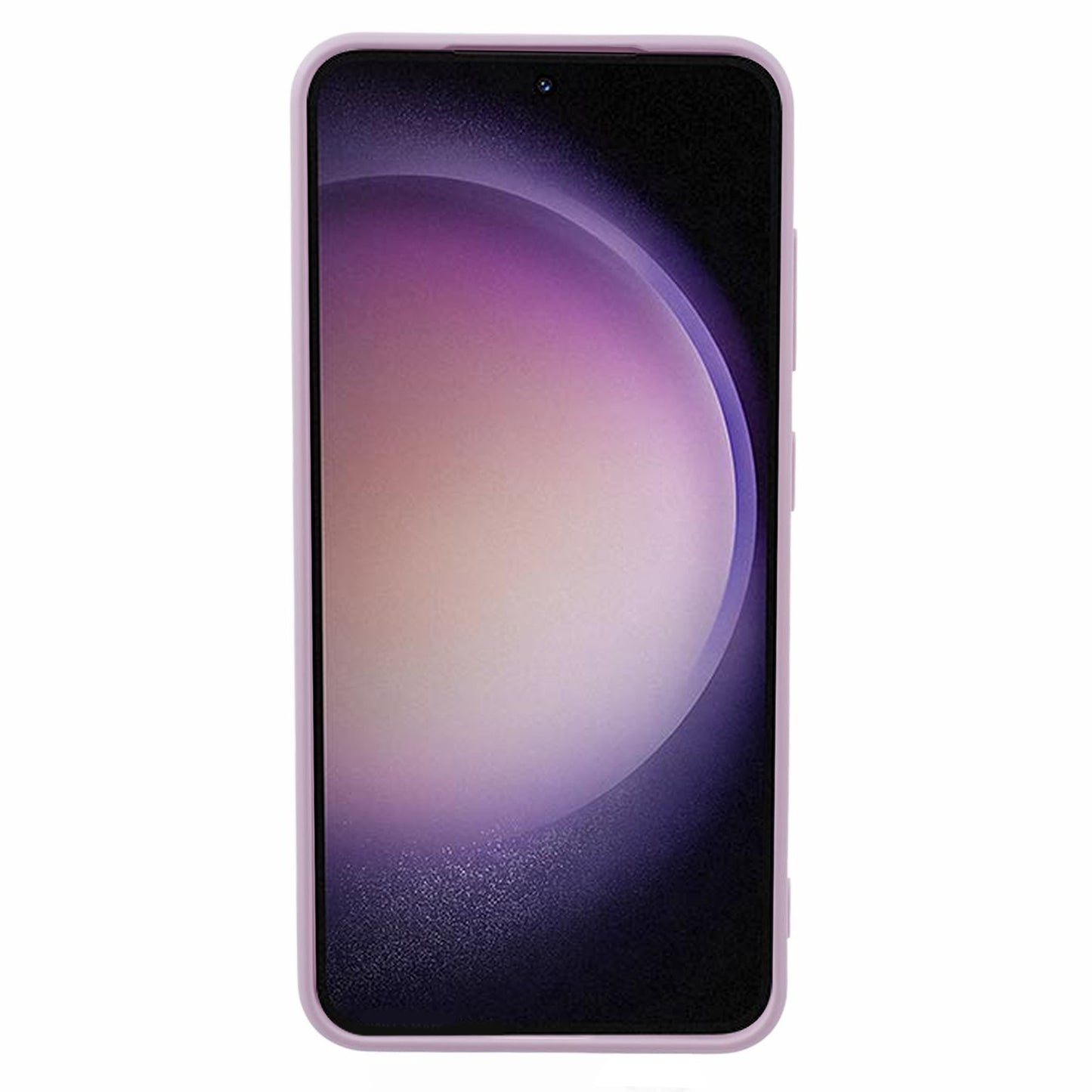 For Samsung Galaxy S24 TPU Case Straight Edge Camera Protection Phone Cover - Purple