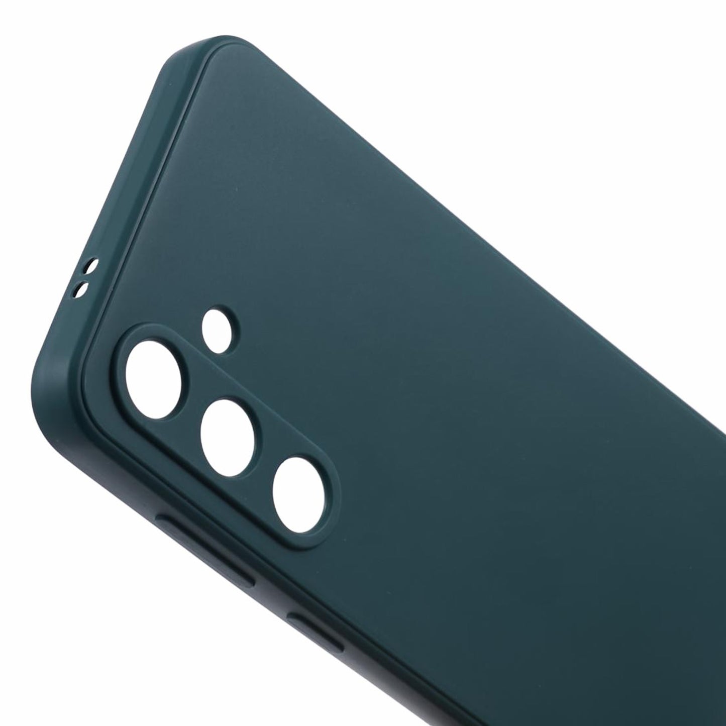 For Samsung Galaxy S24 TPU Case Straight Edge Camera Protection Phone Cover - Army Green