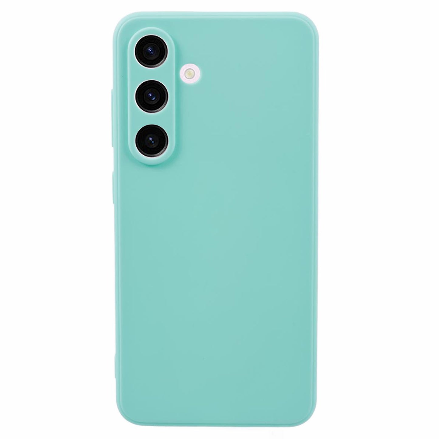 For Samsung Galaxy S24 TPU Case Straight Edge Camera Protection Phone Cover - Baby Blue