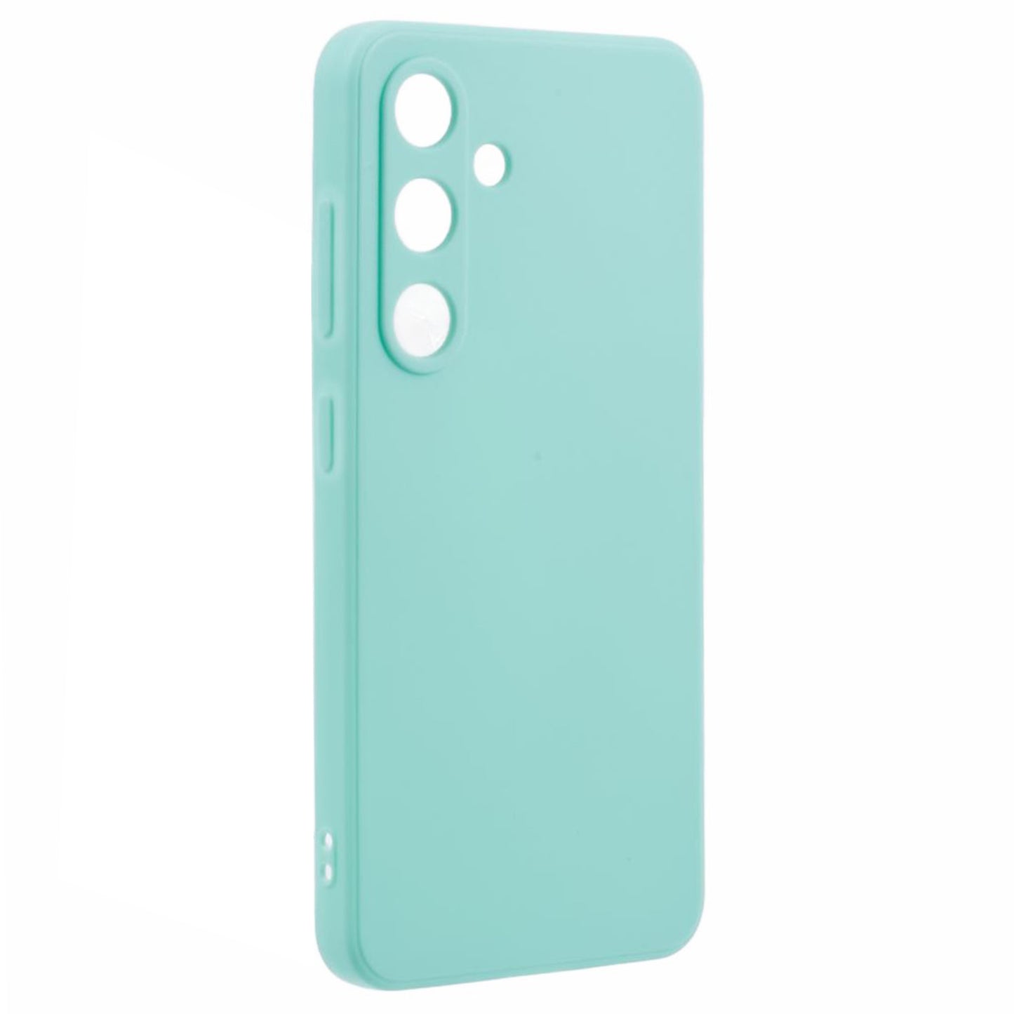 For Samsung Galaxy S24 TPU Case Straight Edge Camera Protection Phone Cover - Baby Blue