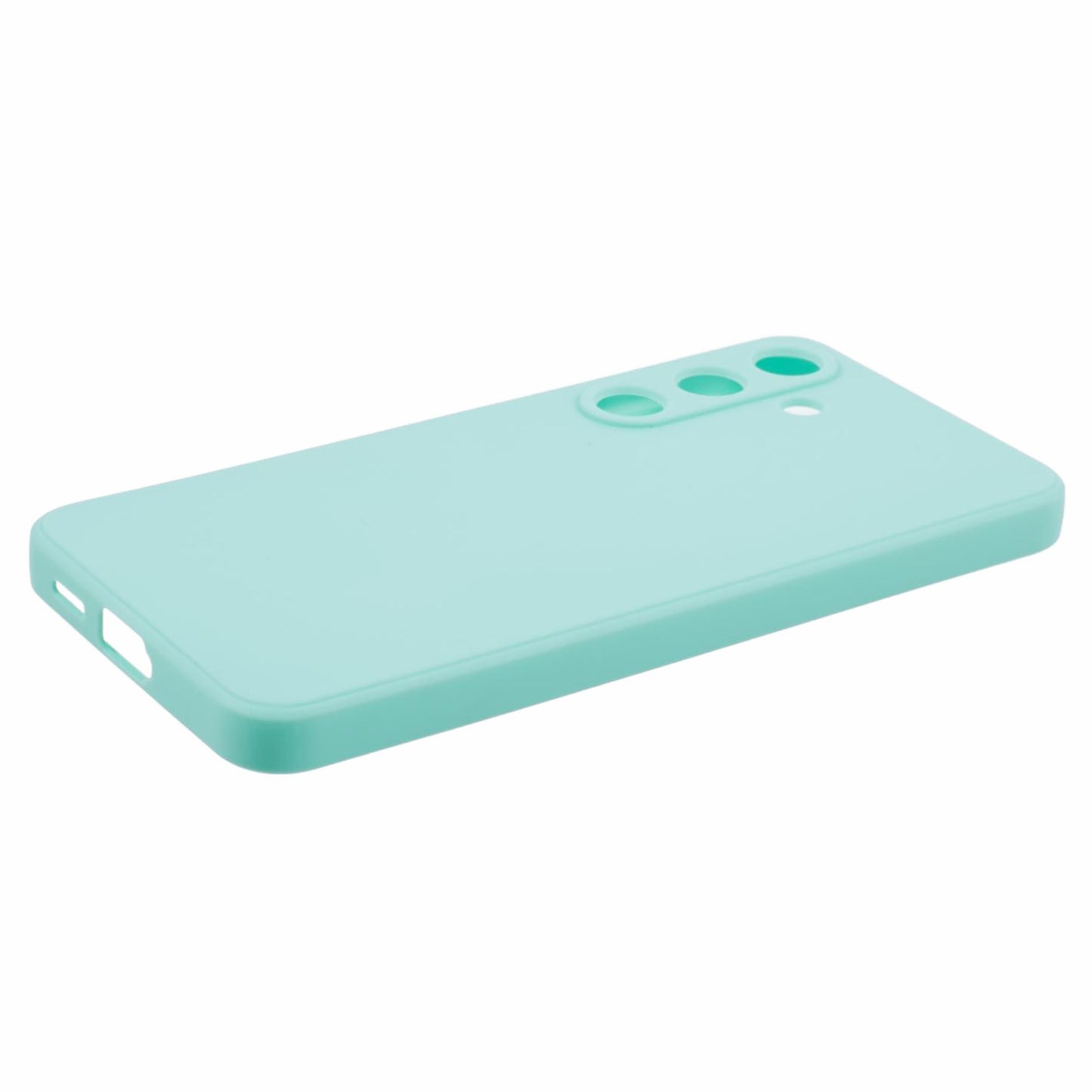 For Samsung Galaxy S24 TPU Case Straight Edge Camera Protection Phone Cover - Baby Blue