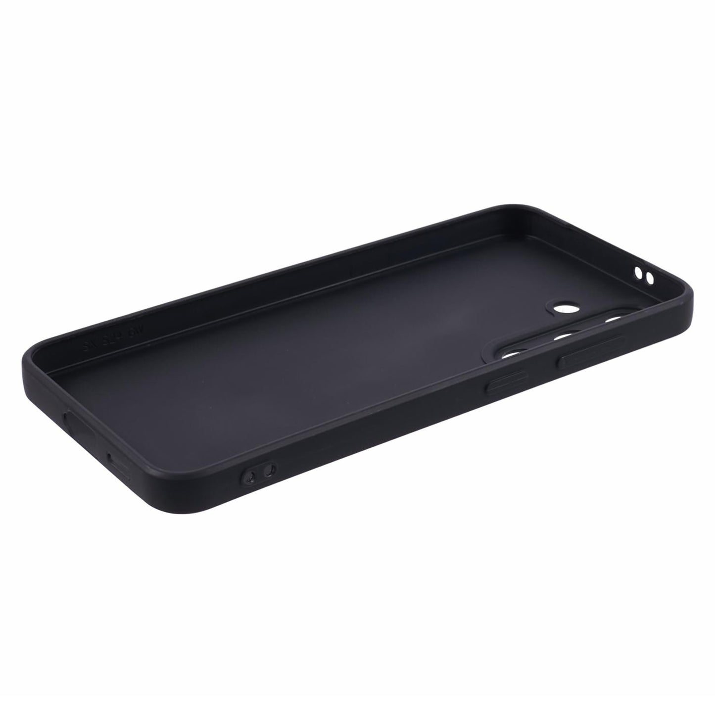 For Samsung Galaxy S24 TPU Case Straight Edge Camera Protection Phone Cover - Black