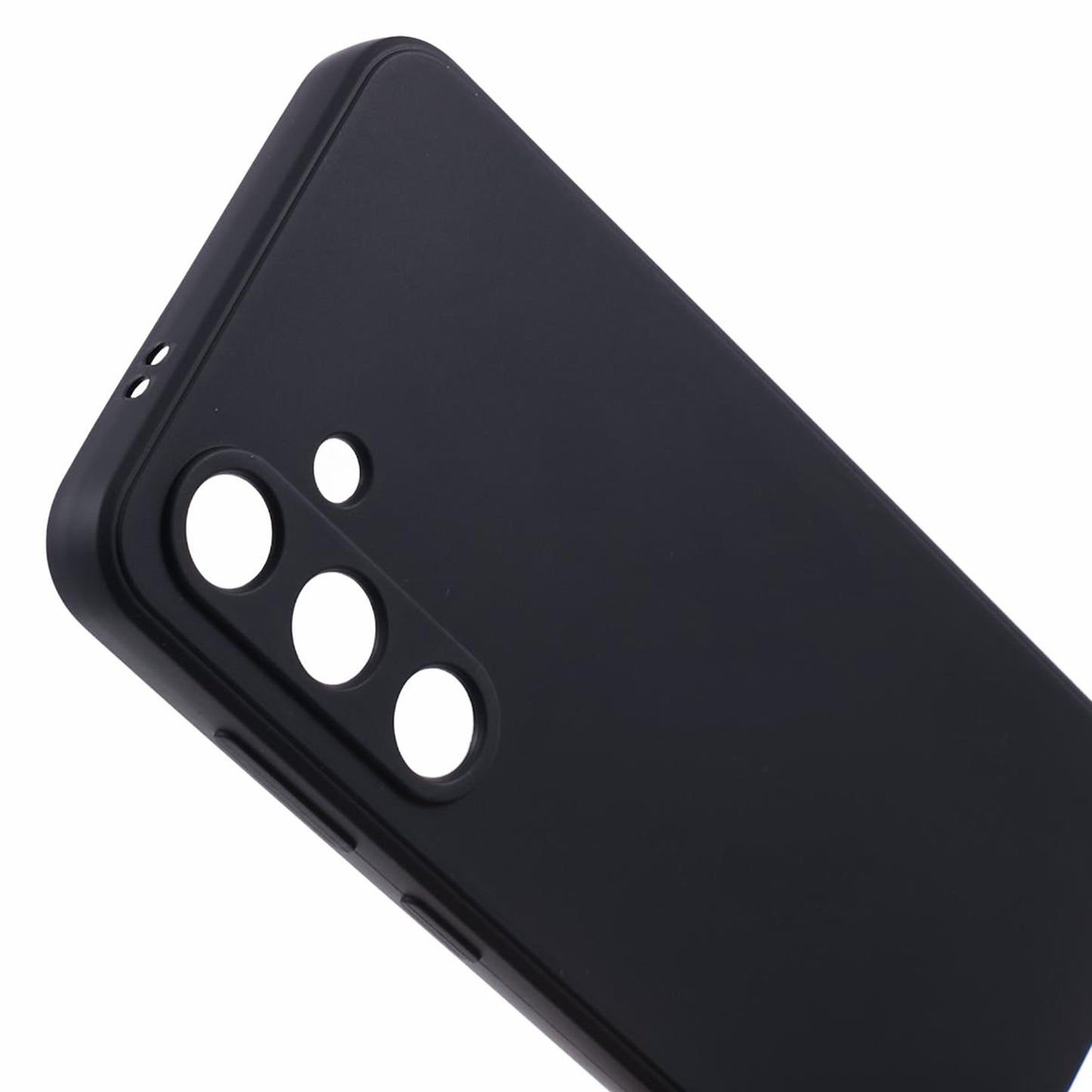 For Samsung Galaxy S24 TPU Case Straight Edge Camera Protection Phone Cover - Black
