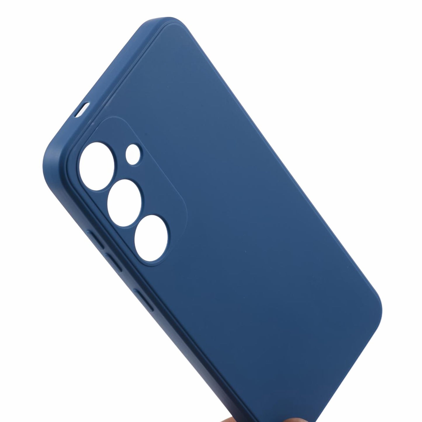 For Samsung Galaxy S24+ Phone Case Straight Edge Slim Design TPU Cover - Sapphire