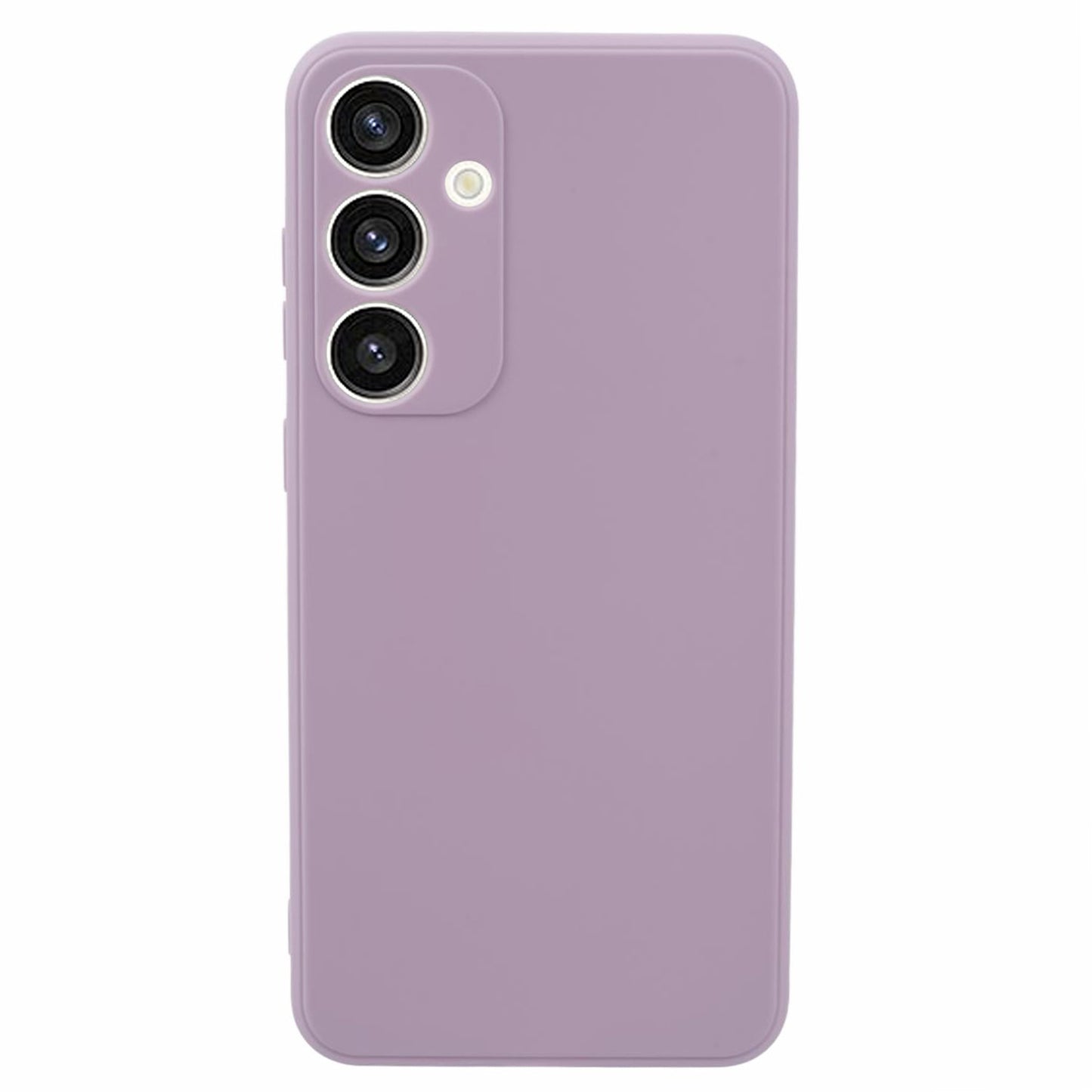 For Samsung Galaxy S24+ Phone Case Straight Edge Slim Design TPU Cover - Purple