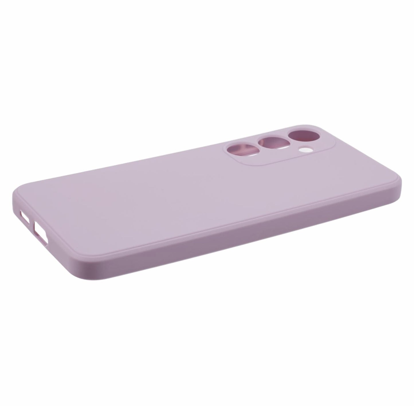 For Samsung Galaxy S24+ Phone Case Straight Edge Slim Design TPU Cover - Purple