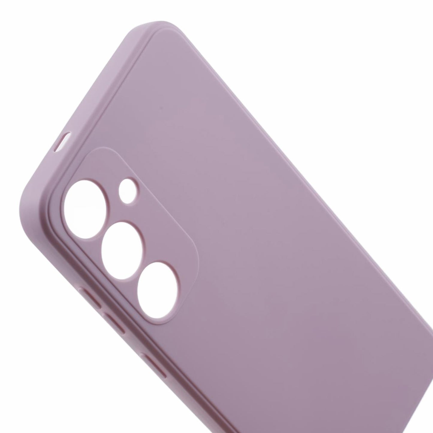 For Samsung Galaxy S24+ Phone Case Straight Edge Slim Design TPU Cover - Purple