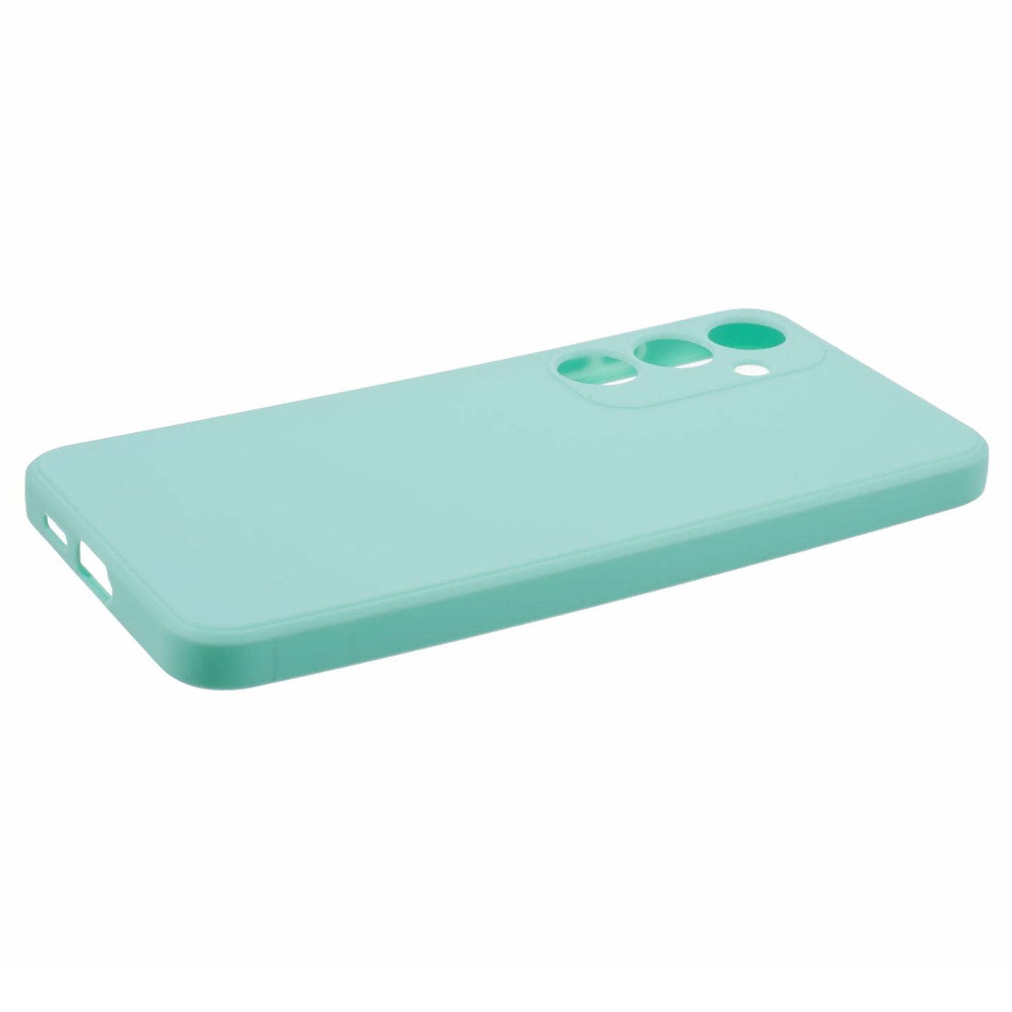 For Samsung Galaxy S24+ Phone Case Straight Edge Slim Design TPU Cover - Baby Blue