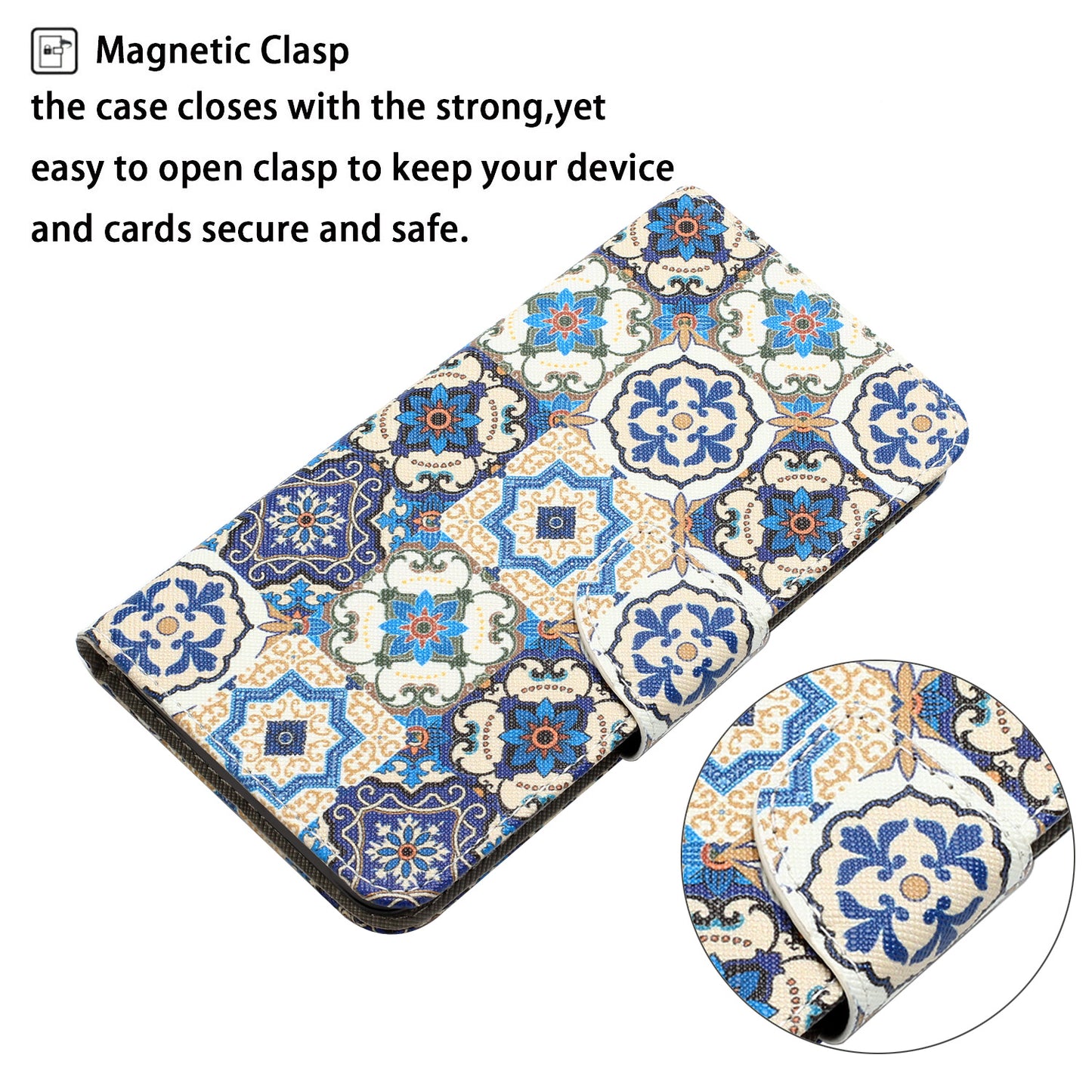 For Samsung Galaxy S24+ Case PU Leather Pattern Printing Stand Cover - Retro Totem