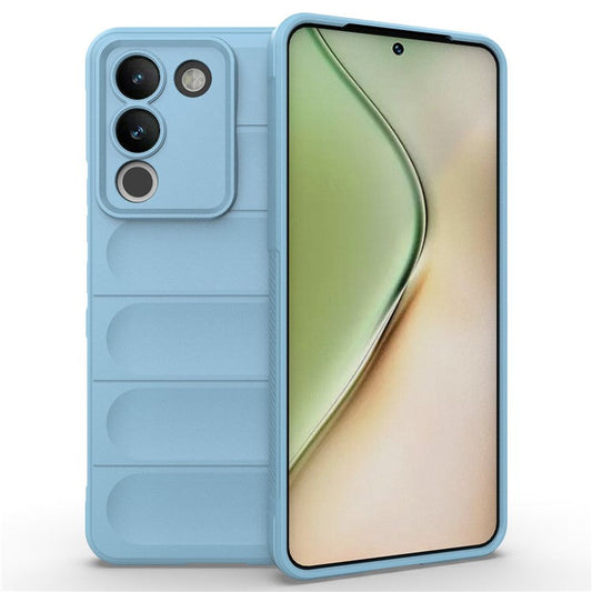 For vivo Y200 (India) 5G TPU Case Anti-drop Protection Phone Back Cover - Baby Blue